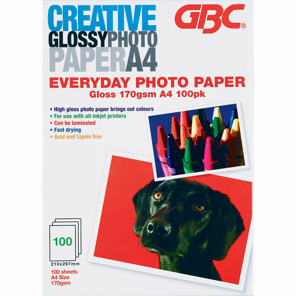 Image for CREATIVE PHOTO PAPER EVERYDAY 170GSM A4 WHITE PACK 100 from Albany Office Products Depot
