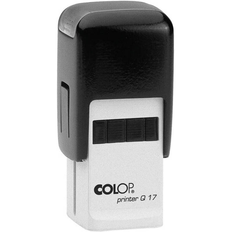 Image for COLOP Q17 CUSTOM MADE PRINTER SELF-INKING STAMP 17 X 17MM from MOE Office Products Depot Mackay & Whitsundays