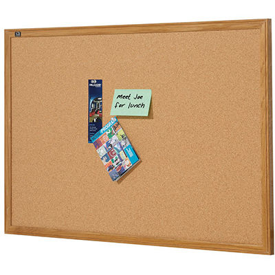 Image for QUARTET CORKBOARD 1200 X 900MM OAK FRAME from Albany Office Products Depot