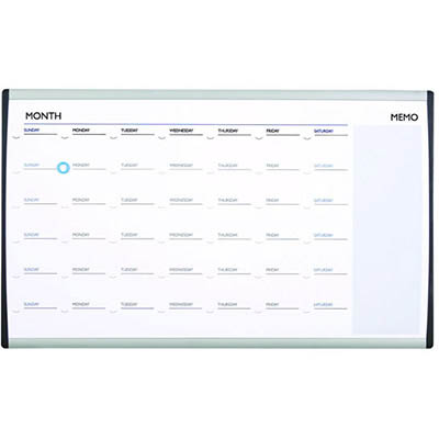 Image for QUARTET ARC CALENDAR BOARD CUBICLE 460 X 760MM from Total Supplies Pty Ltd