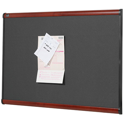 Image for QUARTET PRESTIGE FABRIC BOARD 1200 X 900MM GREY DIAMOND from Office Business Office Products Depot