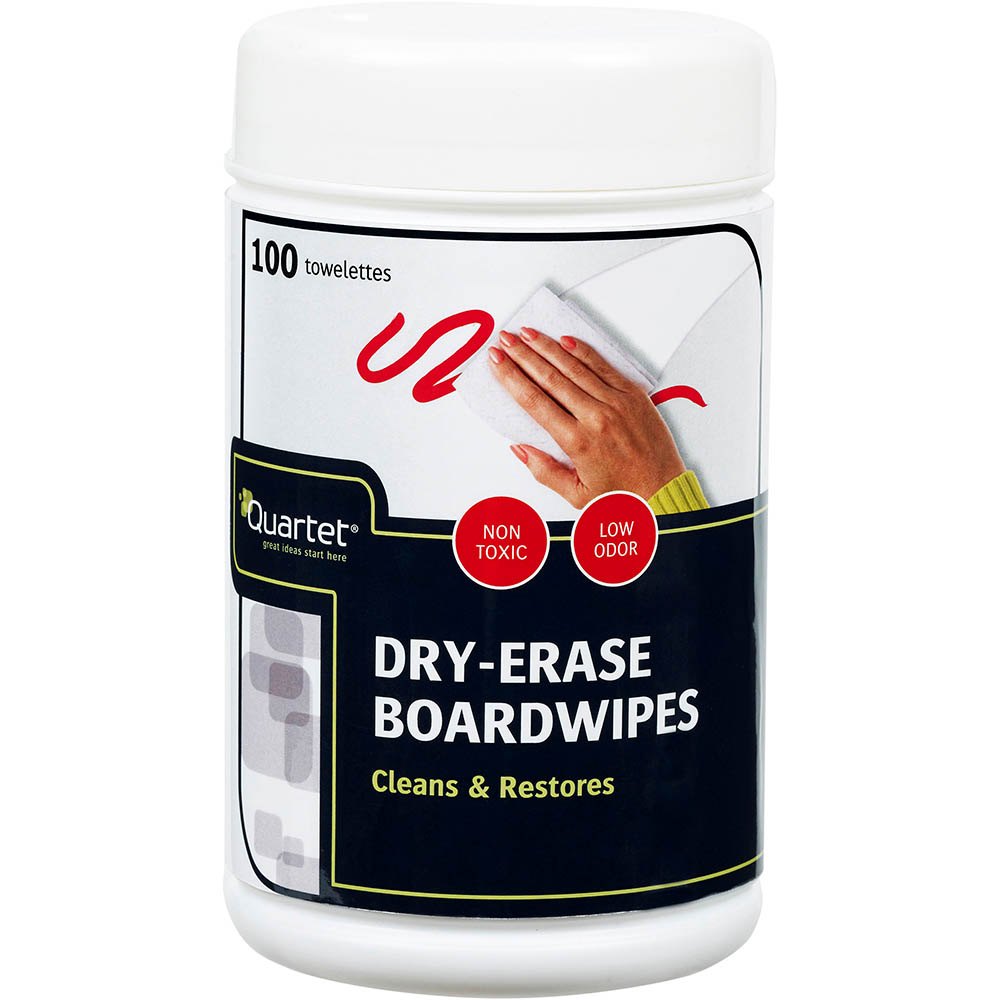 Image for QUARTET PREMIUM WHITEBOARD WIPES WHITE PACK 100 from Office Products Depot Gold Coast