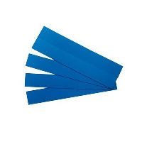 quartet magnetic strips 22 x 150mm blue pack 25