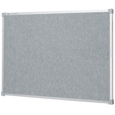 Image for QUARTET PENRITE FABRIC BULLETIN BOARD 1200 X 900MM LIGHT GREY from Total Supplies Pty Ltd