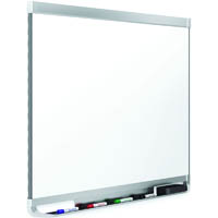 quartet prestige-2 whiteboard magnetic 1200 x 915mm aluminium frame