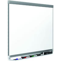 quartet prestige-2 whiteboard magnetic 1810 x 1210mm graphite frame