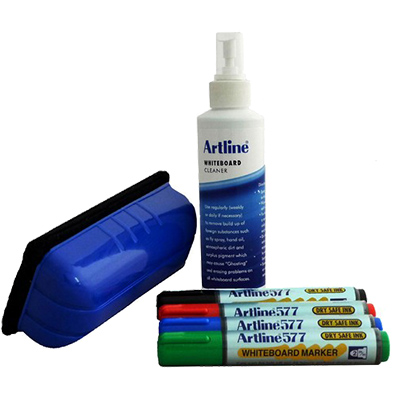 Image for ARTLINE 577 WHITEBOARD STARTER KIT ASSORTED from Albany Office Products Depot