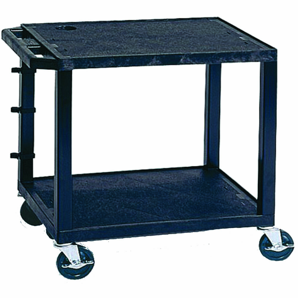 Image for TUFFY UTILITY TROLLEY 2 SHELF BLACK from OFFICEPLANET OFFICE PRODUCTS DEPOT