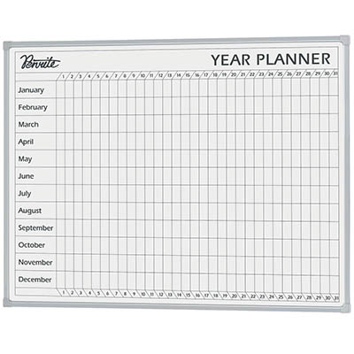 Image for QUARTET PENRITE PLANNER BOARD YEAR 900 X 1200MM from MOE Office Products Depot Mackay & Whitsundays