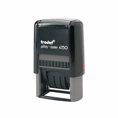 Image for TRODAT 4750 PRINTY SELF-INKING DATE STAMP RECEIVED 4 BAND 41 X 24MM RED/BLUE from MOE Office Products Depot Mackay & Whitsundays