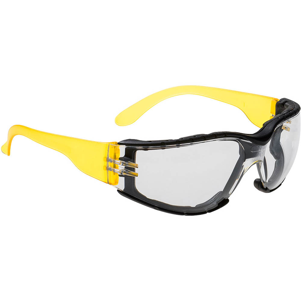Image for PORTWEST PS32 WRAP AROUND PLUS SAFETY SPECTACLES CLEAR from Office Products Depot