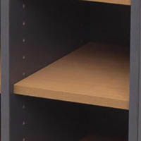 rapid worker pigeon hole unit additional shelf 236 x 356mm beech