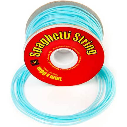 Image for EDUCATIONAL COLOURS SPAGHETTI STRING PVC TUBE 1MM X 60M PALE BLUE from Ross Office Supplies Office Products Depot