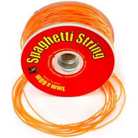 educational colours spaghetti string 1mm x 60m pvc tube pale orange