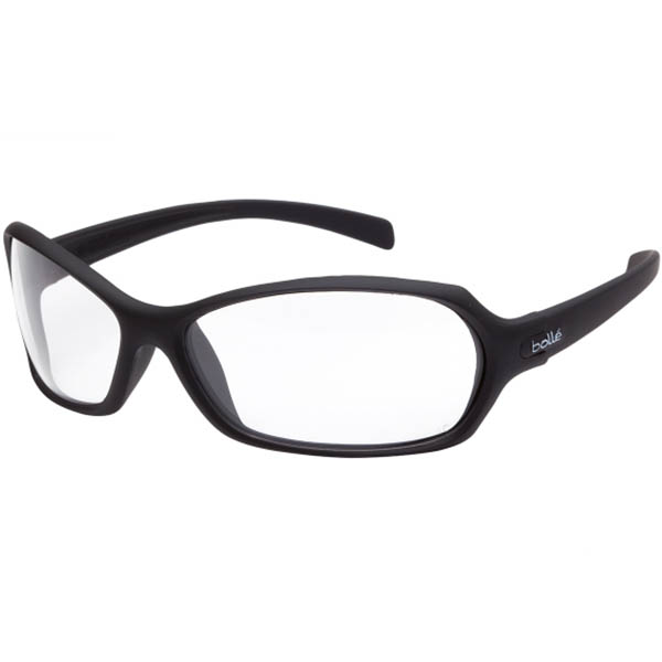 Image for BOLLE SAFETY HURRICANE SAFETY GLASSES BLACK FRAME CLEAR LENS from Albany Office Products Depot