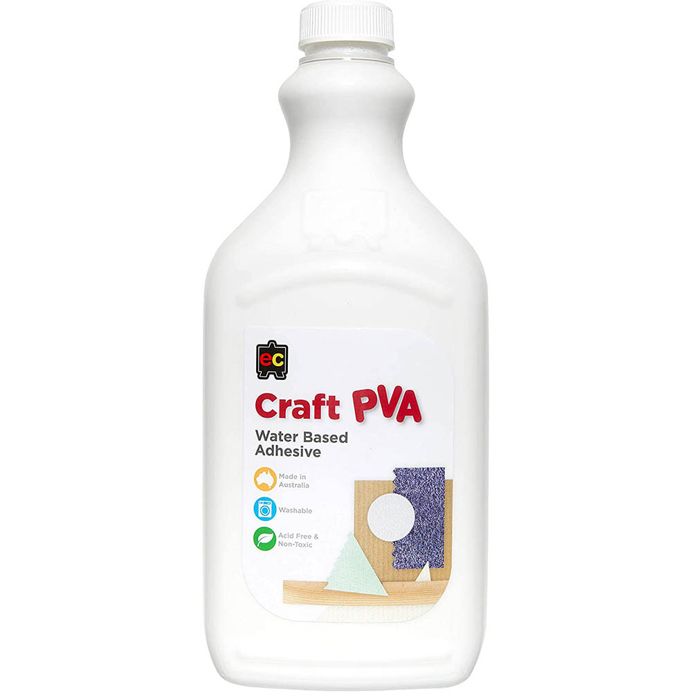 Image for EDUCATIONAL COLOURS CRAFT PVA GLUE 2 LITRE from Ross Office Supplies Office Products Depot