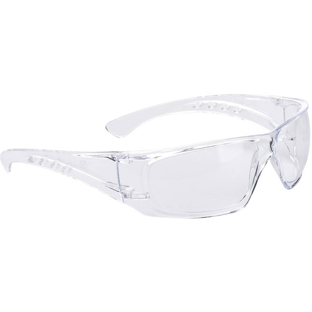 Image for PORTWEST PW13 CLEAR VIEW SAFETY SPECTACLES CLEAR from Ross Office Supplies Office Products Depot