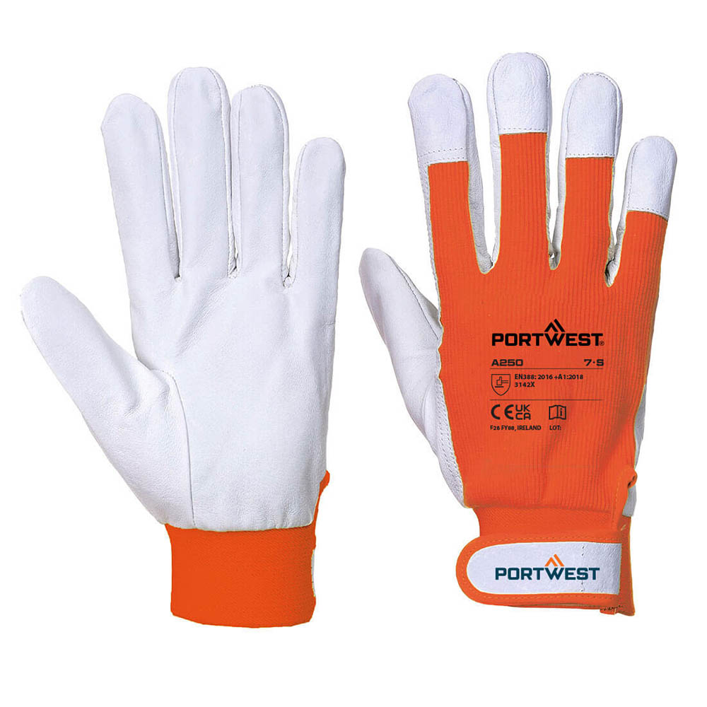 Image for PORTWEST TERGSUS GLOVE SMALL ORANGE from Barkers Rubber Stamps & Office Products Depot