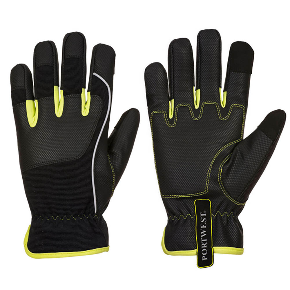 Image for PORTWEST PW3 TRADESMAN GLOVE MEDIUM BLACK from Margaret River Office Products Depot