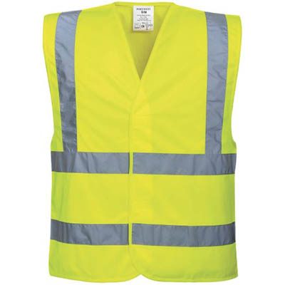 Image for PORTWEST C470 HI-VIS TWO BAND AND BRACE VEST from Office Products Depot Gold Coast