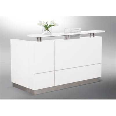Image for HUGO RECEPTION COUNTER 2200 X 950 X 1150MM WHITE from Albany Office Products Depot