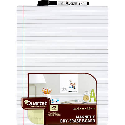 Image for QUARTET MAGNETIC WHITEBOARD TILE RULED 216 X 280MM WHITE from Ross Office Supplies Office Products Depot