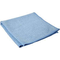 quartet led microfibre cleaning cloths blue pack 2