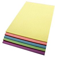 quill ruled bond pad 70gsm 50 leaf a4 assorted pack 5