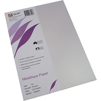 quill metallique paper 120gsm a4 peridot pack 25