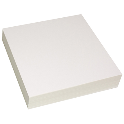 Image for BRENEX FLASH CARD BLANK 203 X 203MM WHITE PACK 100 from Total Supplies Pty Ltd