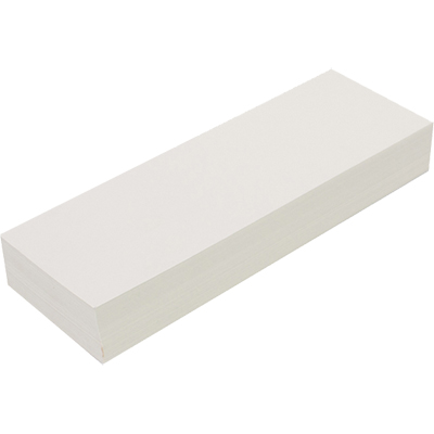 Image for BRENEX SENTENCE CARD BLANK 300 X 100MM WHITE PACK 100 from Office Products Depot Gold Coast