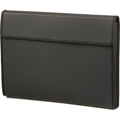 Image for FOLDERMATE BLACKDOT EXPANDING FILE 5 REMOVABLE POCKETS A3 BLACK from Total Supplies Pty Ltd