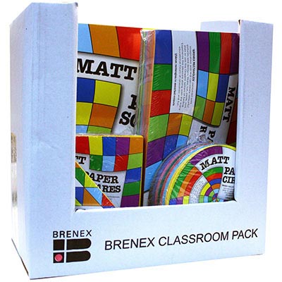 Image for BRENEX PAPER SHAPES ASSORTED CLASSROOM PACK from Total Supplies Pty Ltd