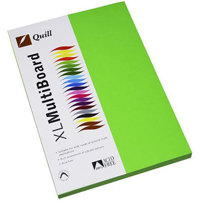 Image for QUILL COLOURED A4 COPY PAPER 80GSM LIME PACK 100 SHEETS from Ross Office Supplies Office Products Depot