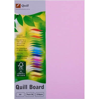 Image for QUILL XL MULTIBOARD 210GSM A4 MUSK PACK 50 from Office Products Depot Gold Coast
