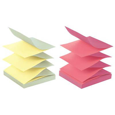 Image for POST-IT R330-U-ALT POP UP NOTES 76 X 76MM ALTERNATING PASTEL COLOURS PACK 12 from Ross Office Supplies Office Products Depot