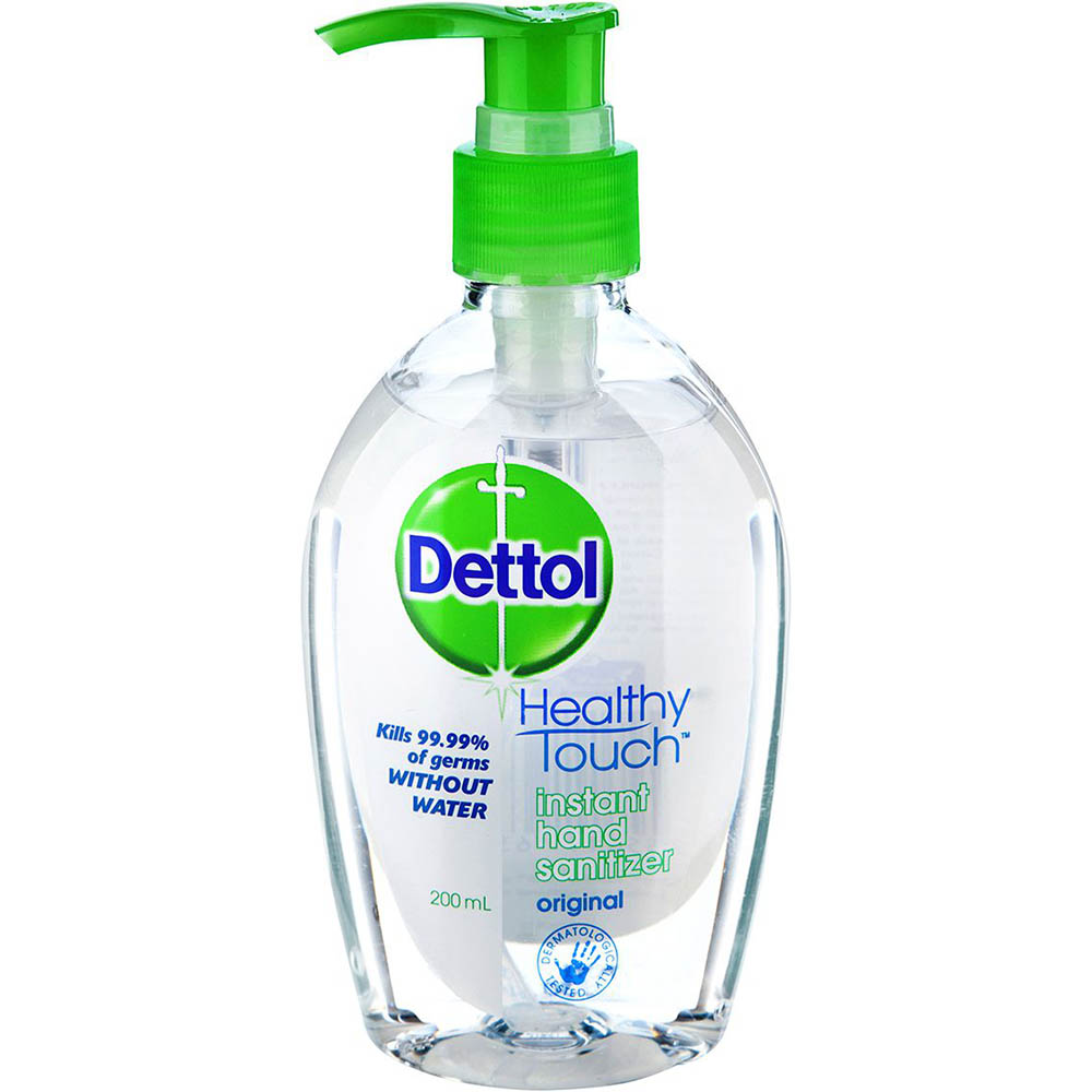 Image for DETTOL HEALTHY TOUCH ANTI-BACTERIAL INSTANT LIQUID HAND SANITISER 200ML PUMP from Office Products Depot