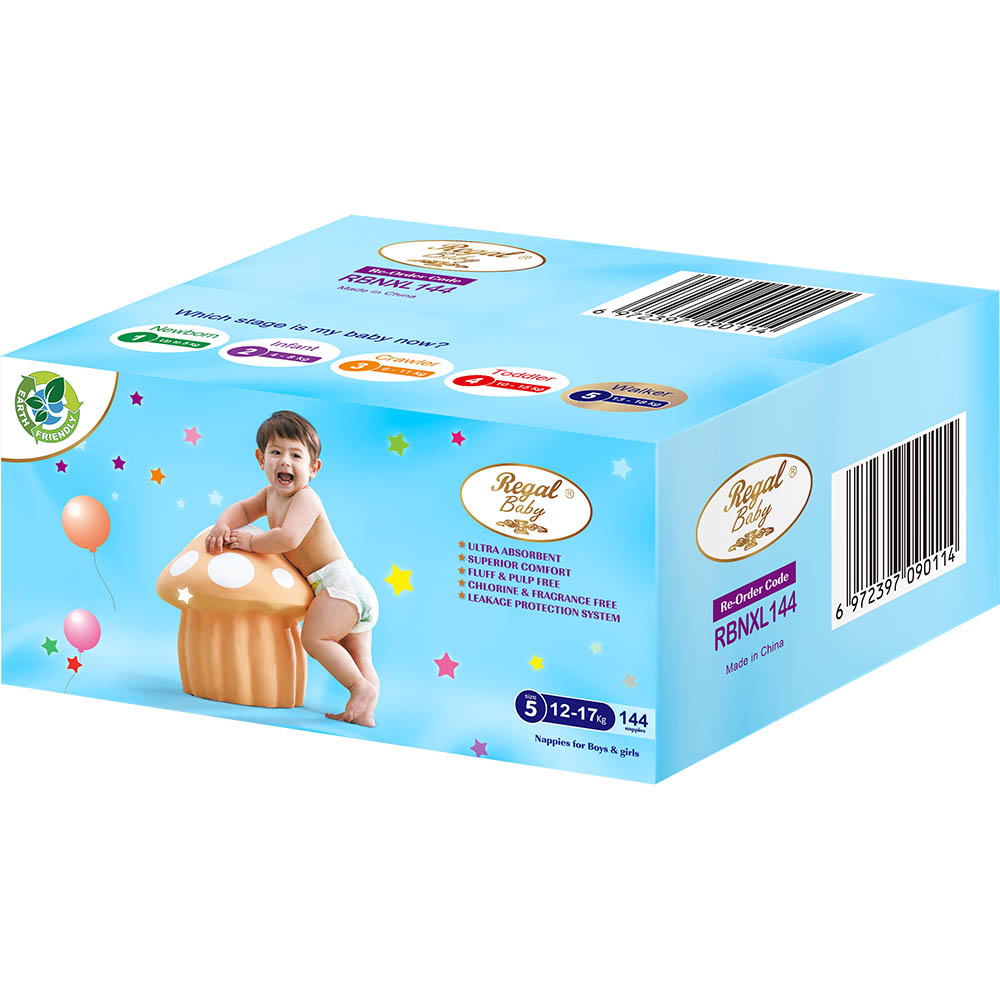 Image for REGAL BABY NAPPIES WALKER 12-17KG BOX 144 from Barkers Rubber Stamps & Office Products Depot