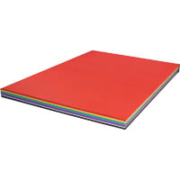 rainbow cover paper 125gsm 510 x 760mm 2 assorted pack 250