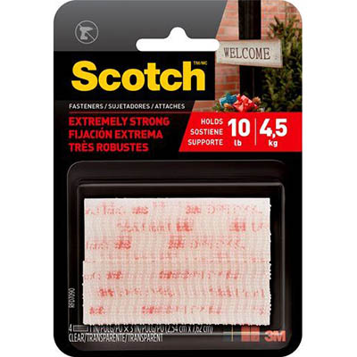 Image for SCOTCH EXTREME FASTENER 25 X 76MM CLEAR PACK 2 PAIRS from MOE Office Products Depot Mackay & Whitsundays