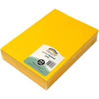 rainbow system board 200gsm a4 gold pack 200