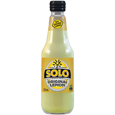 Image for SOLO ORIGINAL LEMON BOTTLE 300ML CARTON 24 from Office Products Depot Gold Coast