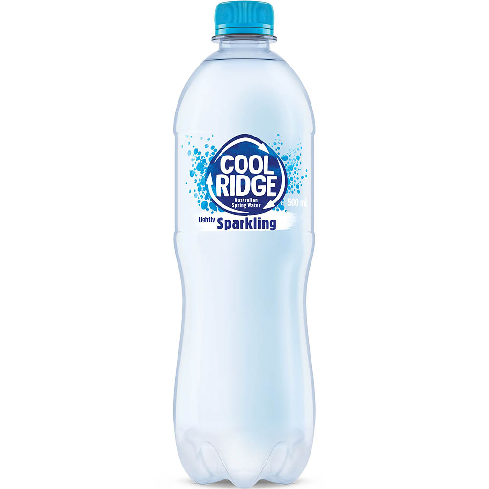 Image for COOL RIDGE LIGHTLY SPARKLING WATER PET NATURAL 500ML CARTON 24 from Barkers Rubber Stamps & Office Products Depot