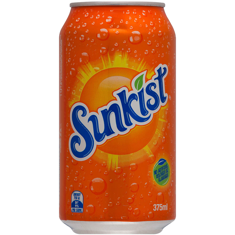 Image for SUNKIST CAN 375ML PACK 10 from MOE Office Products Depot Mackay & Whitsundays