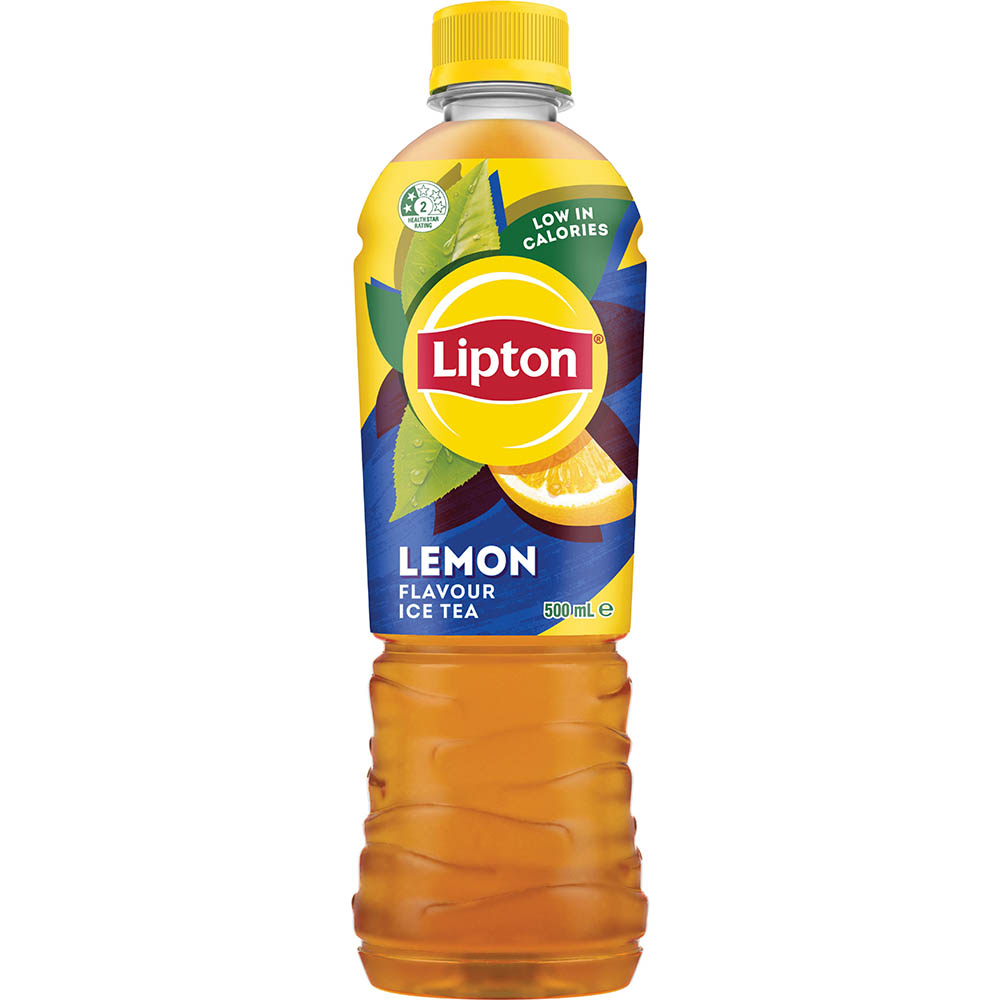 Image for LIPTON ICE TEA LEMON PET 500ML CARTON 24 from Ross Office Supplies Office Products Depot