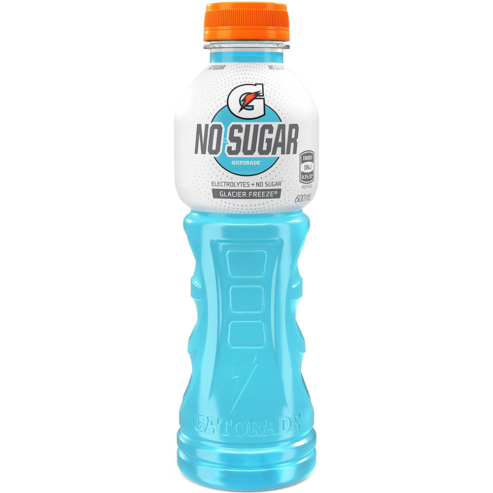 Image for GATORADE NO SUGAR GLACIER FREEZE PET 600ML CARTON 12 from OFFICEPLANET OFFICE PRODUCTS DEPOT