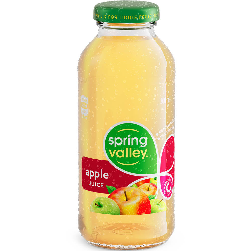 Image for SPRING VALLEY APPLE JUICE GLASS 300ML CARTON 24 from MOE Office Products Depot Mackay & Whitsundays
