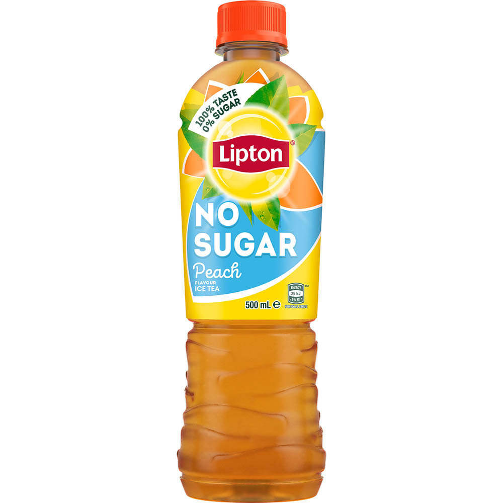 Image for LIPTON ICE TEA NO SUGAR PEACH 500ML from MOE Office Products Depot Mackay & Whitsundays