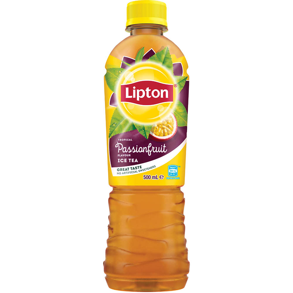 Image for LIPTON ICE TEA TROPICAL PASSIONFRUIT 500ML from Ross Office Supplies Office Products Depot