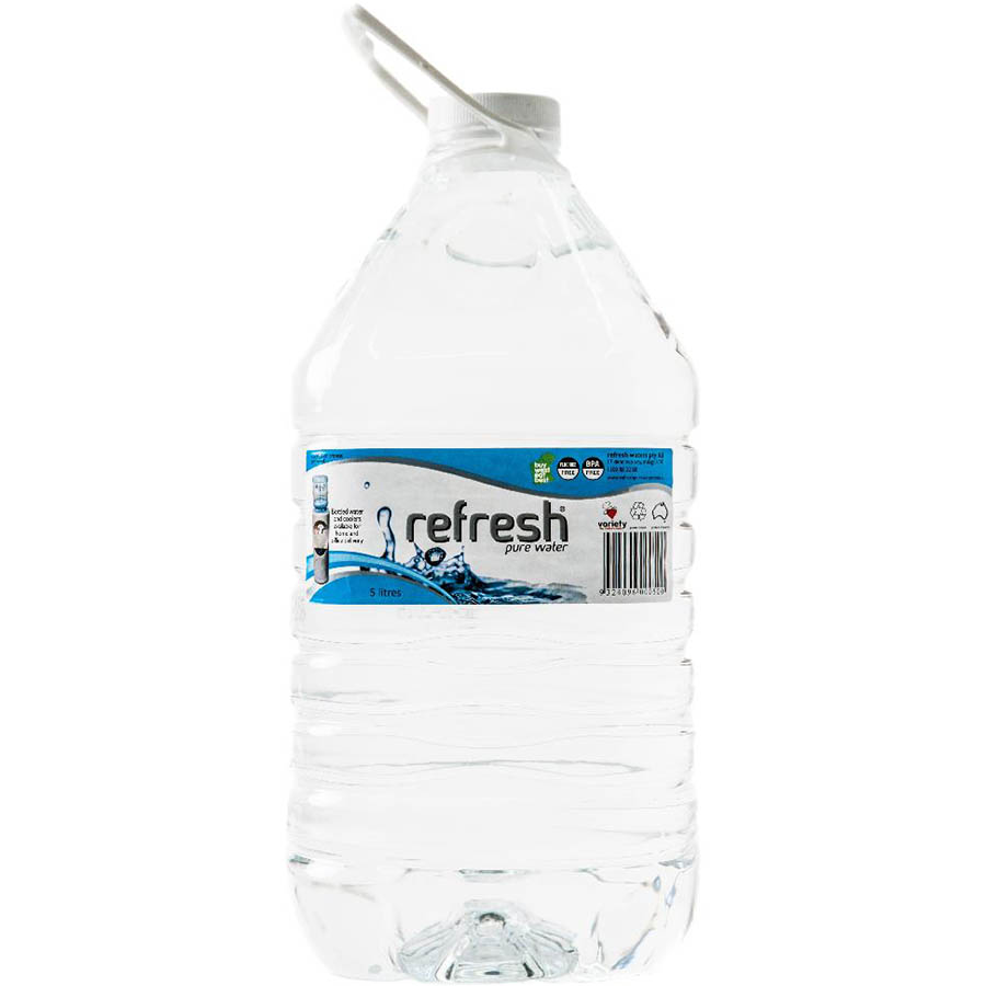 Image for REFRESH PURE DRINKING WATER 5 LITRE CARTON 2 from Margaret River Office Products Depot